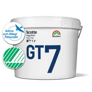 Scotte GT 7 - Ekstrem slidstrk vg- og loftsmaling - Glans 7