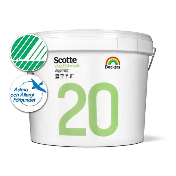 Scotte 20 Væg- og loftsmaling - Halvmat (20)