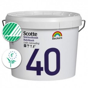 Snickerifinish 40 Trvrksmaling - Halvblank (40)
