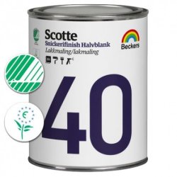 Snickerifinish 40 Trvrksmaling - Halvblank (40)