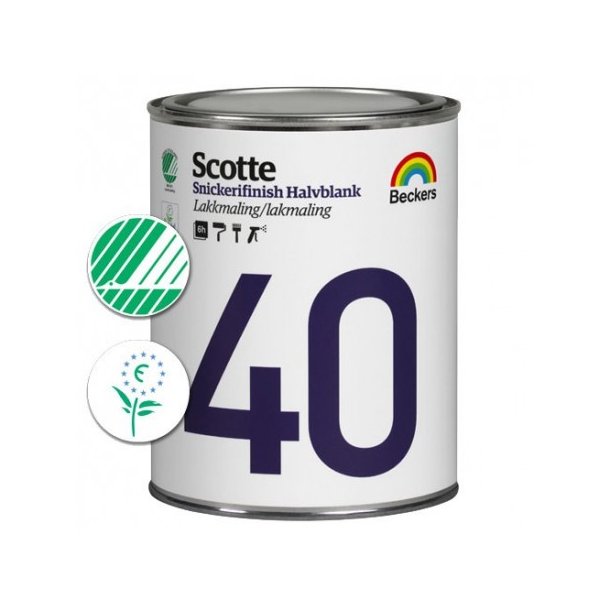 Snickerifinish 40 Trvrksmaling - Halvblank (40)